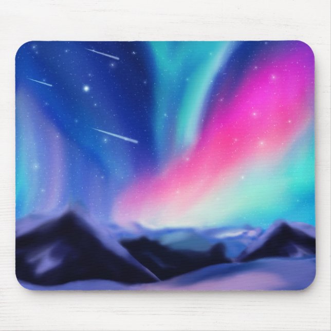 A Million Aurora Dreams Mouse Pad (Front)