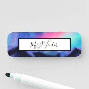 A Million Aurora Dreams Name Tag
