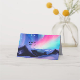 A Million Aurora Dreams Place Card