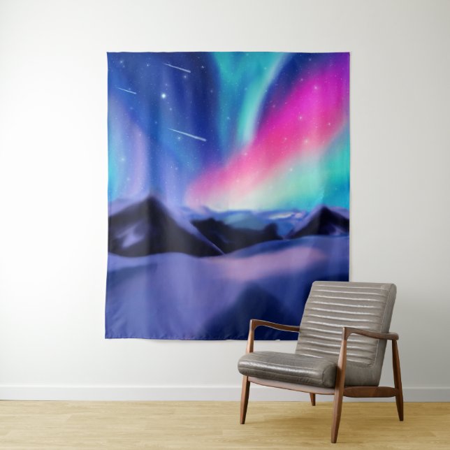 A Million Aurora Dreams Tapestry (In Situ)