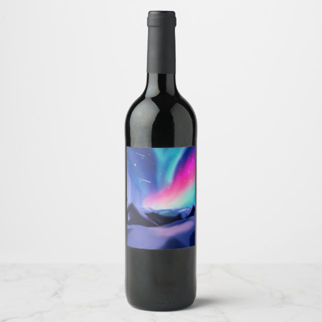 A Million Aurora Dreams Wine Label (Front)