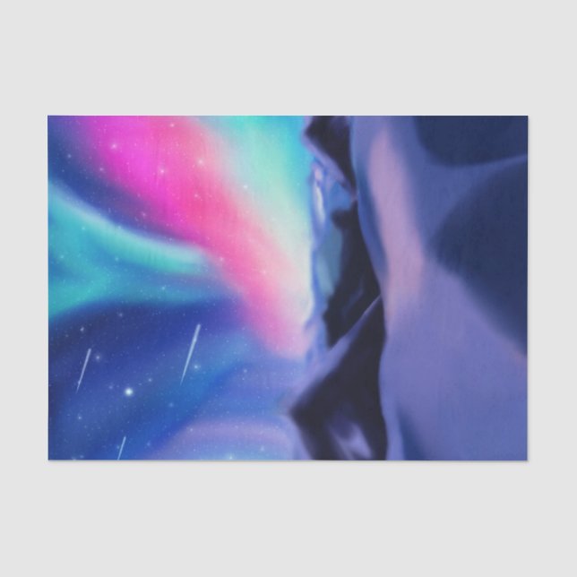A Million Dreams – The Aurora Borealis Tissue Paper (Front)