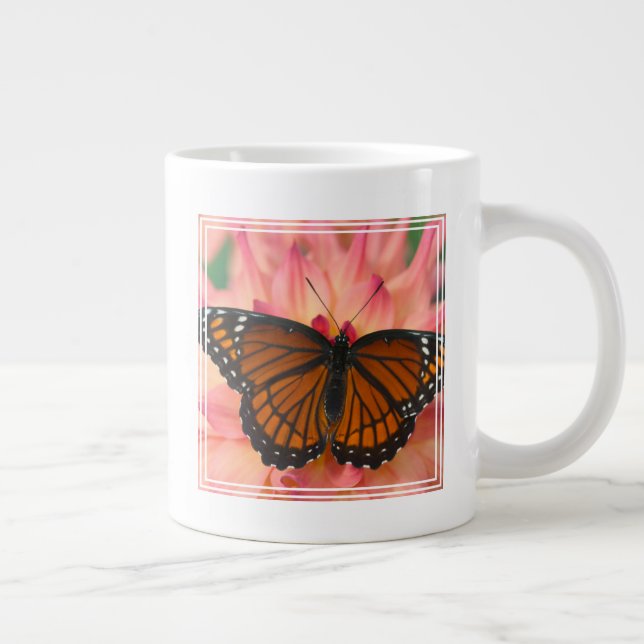 A Mimic Of The Monarch Butterfly Large Coffee Mug (Right)
