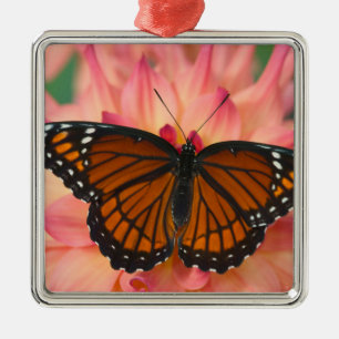 A Mimic Of The Monarch Butterfly Metal Ornament