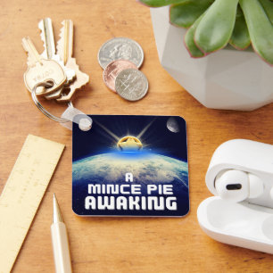A Mince Pie Awaking Keychain