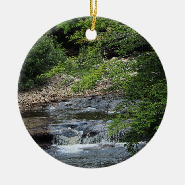 A Miniature Waterfall Ceramic Ornament (Front)