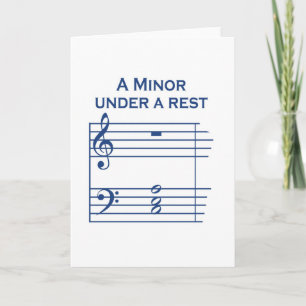 A Minor Greeting Card