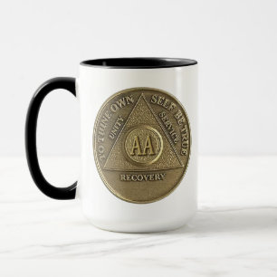 A Miracle Happened On CUSTOM DATE Sober Coin Mug