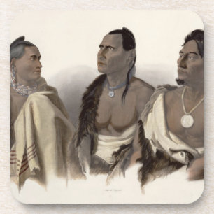 A Missouri Indian, an Oto Indian and the Chief of Coaster