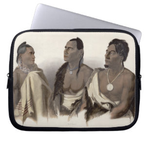 A Missouri Indian, an Oto Indian and the Chief of Laptop Sleeve