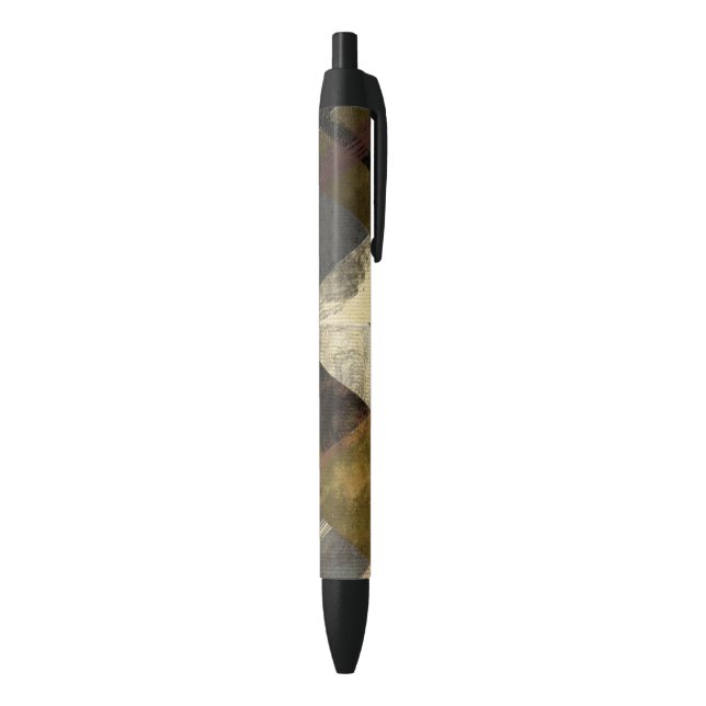 A modern abstract design black ink pen (Bottom (Vertical))