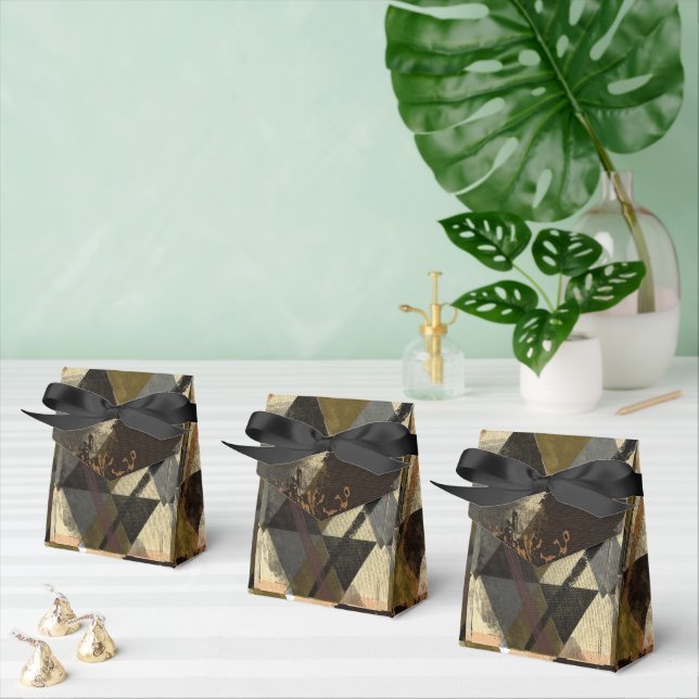 A modern abstract design favor box (Multiple)