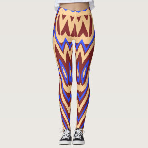 A modern colourful "Ratti_Creative_Arts" Leggings