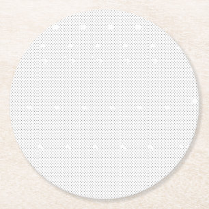 A modern design featuring a sleek combination of w round paper coaster