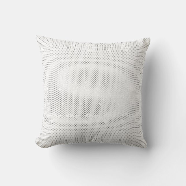 A modern design featuring a sleek combination of w throw pillow (Front)