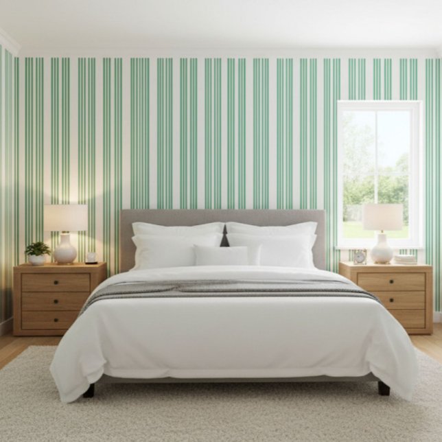 A Modern Green Striped  Wallpaper (Creator Uploaded)