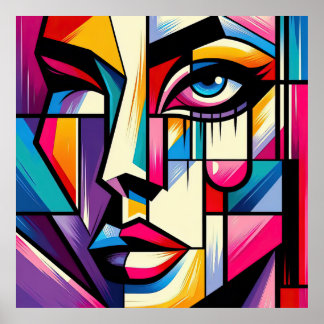 A Modern Masterpiece of Feminine Beauty Poster