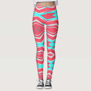 A modern multicolor abstract "Ratti_Creative_Arts" Leggings