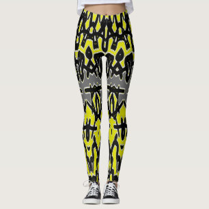 A modern vibrant "Ratti_Creative_Arts" Leggings 