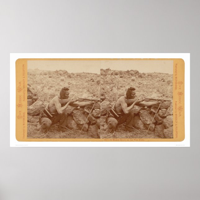 A Modoc Brave on the Warpath (1172) Poster (Front)