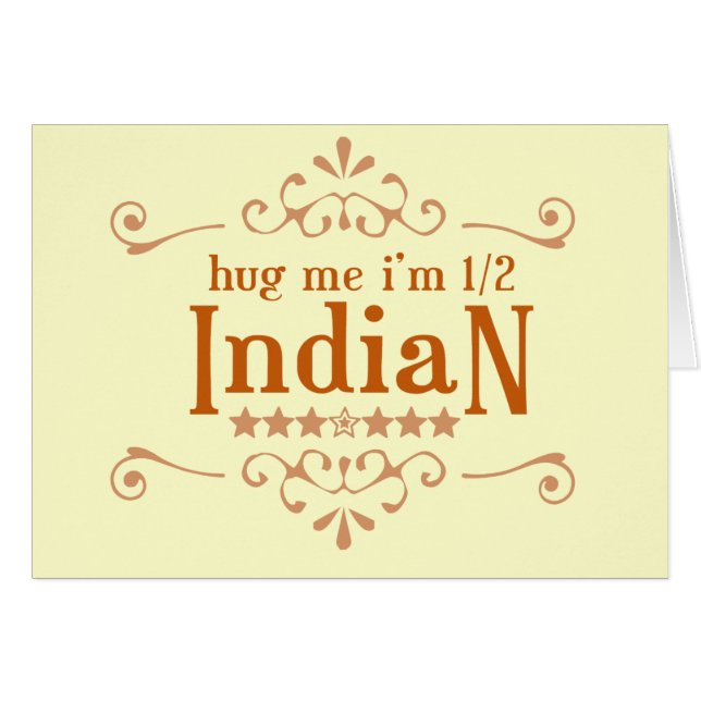 À moitié indien (Devant horizontal)