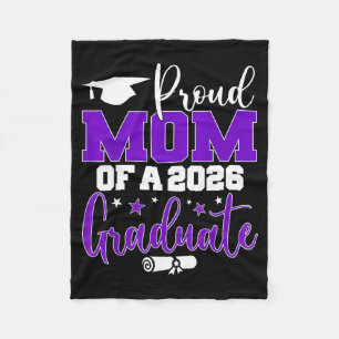 A Mom Senior Proud Mom Class Fleece Blanket
