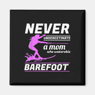 A Mom Who Waterskis Refoot Water Skiing Ski Rope Magnet