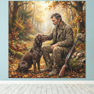 A Moment After the Hunt Canvas Print