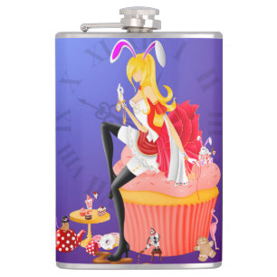 A Moment in Time Hip Flask