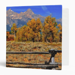 A Moment in Wyoming in Autumn Binder