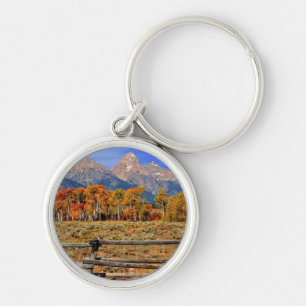 A Moment in Wyoming in Autumn Keychain