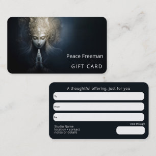 A Moment of Grace Meditation Art Business Card