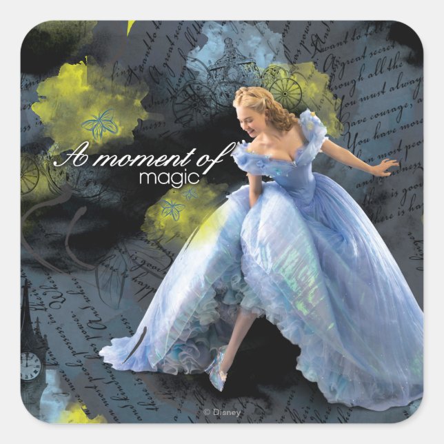 A Moment Of Magic Square Sticker (Front)