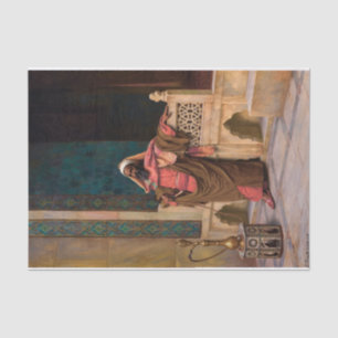 A Moment of Repose, 1906 by Ludwig Deutsch Tissue Paper