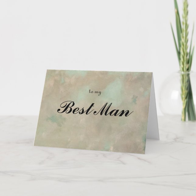 à mon Carte de remerciements Best Man (Devant)