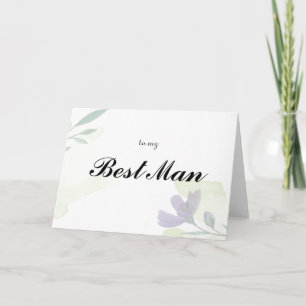 à mon Carte de remerciements Best Man