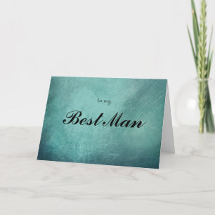 à mon Carte de remerciements Best Man