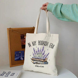 À mon ère livresque Sac cabas personnalisé aux fle