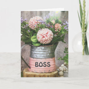 À MON EXTRAORDINAIRE **BOSS** CARTE D'ANNIVERSAIRE