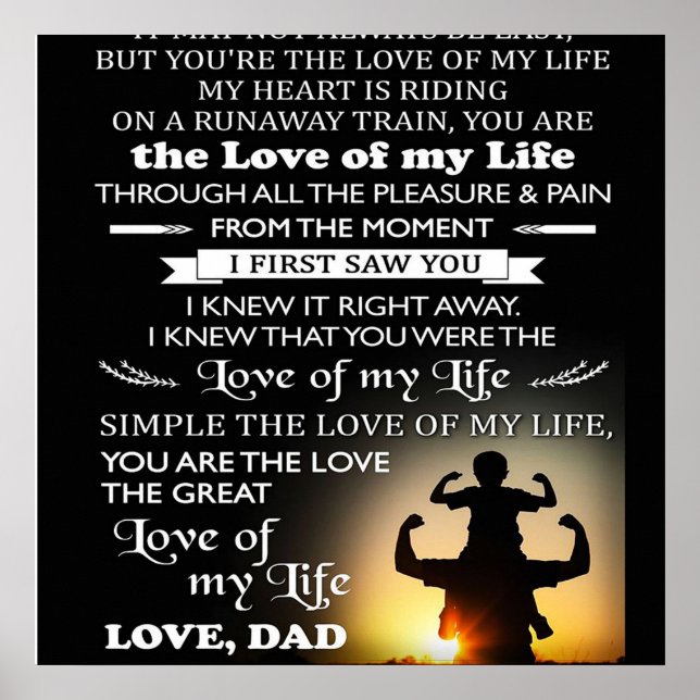 À mon fils Design| Décoration familiale (Devant)