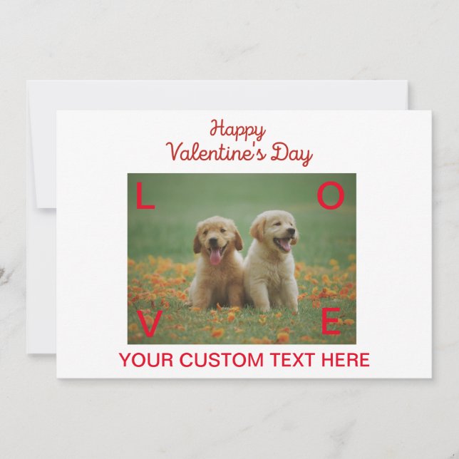 À mon poulain, carte Heureuse Sainte-Valentin (Devant)