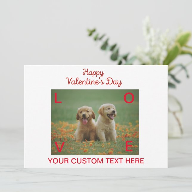 À mon poulain, carte Heureuse Sainte-Valentin (Debout devant)