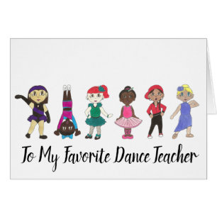 À Mon Professeur De Danse Préféré Ballet Tap Jazz