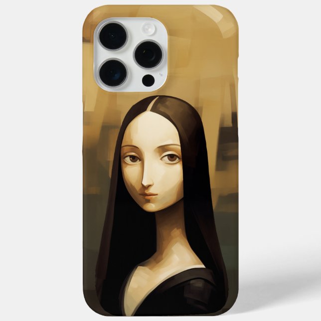A Mona Lisa reimagined, a classic but also new. Case-Mate iPhone Case (Back)