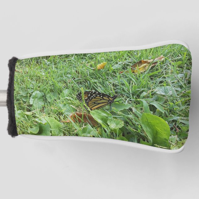A Monarch Butterfly  Golf Head Cover (Front)