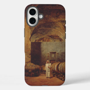 A Monk in a Ruin of Wine Cellar iPhone 16 Plus Case