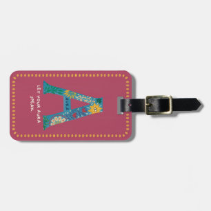 A Monogram Luggage Tag – Let Your Aura Speak 