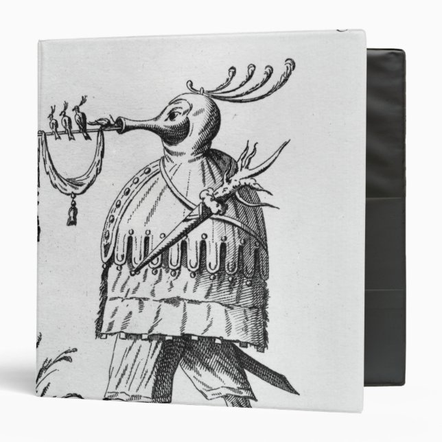 A Monster,'Les Songes Drolatiques de Pantagruel' Binder (Front/Inside)