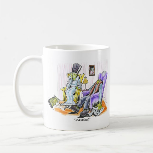 A Monstrous Sneeze Coffee Mug (Left)