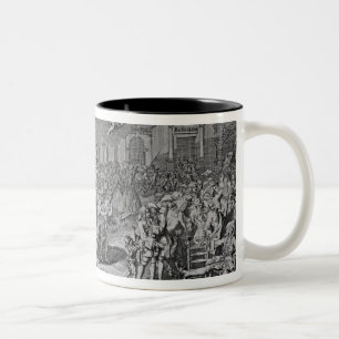 A Monument dedicated to Posterity, 1720 Two-Tone Coffee Mug